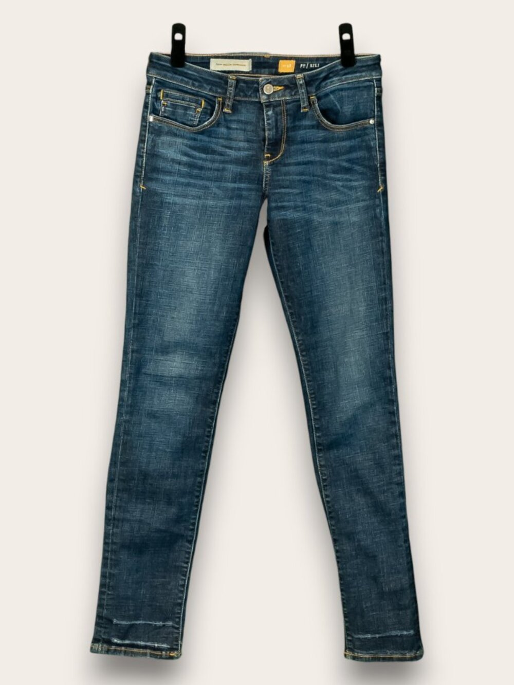 Pilcro & Letterpress Island Jeans Size 28 High-Waist Slim-Straight Blue EUC